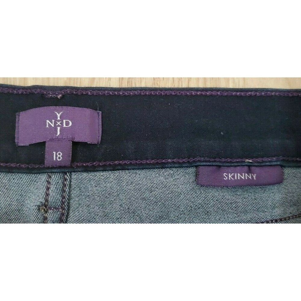 NYDJ Womens Skinny Dark Blue Jeans Size 18 - Picture 3 of 3